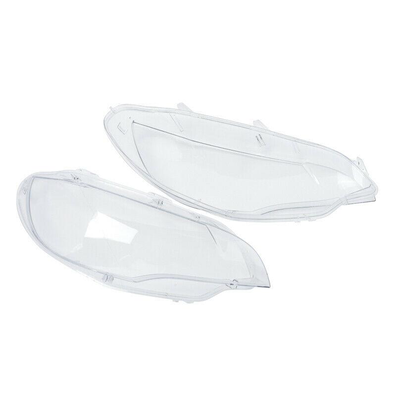 Car Headlight Cover Glass Head Light Lamp Xenon Lens Shell Cover for-BMW E71 X6 2008-2014