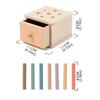 Color Cognition Montessori Wooden Toy Shape Matching Early Education Box  Birthday Gift