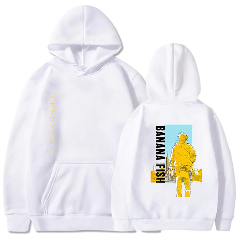 Japanese Anime Banana Fish Hoodie Men Women New Print Unisex Streetwear Autumn Winter Fashio Tops Clothes
