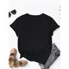 Casual Short Sleeve] Mom Grandma Print Crew Neck T-shirt, Casual Short Sleeve Top For Spring & Summer, Women's Clothing