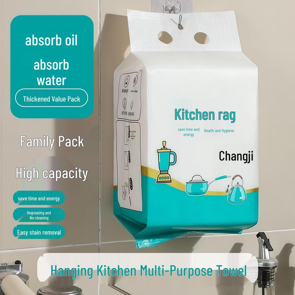 Disposable Oil-Free Kitchen Dishcloth for Dishwashing