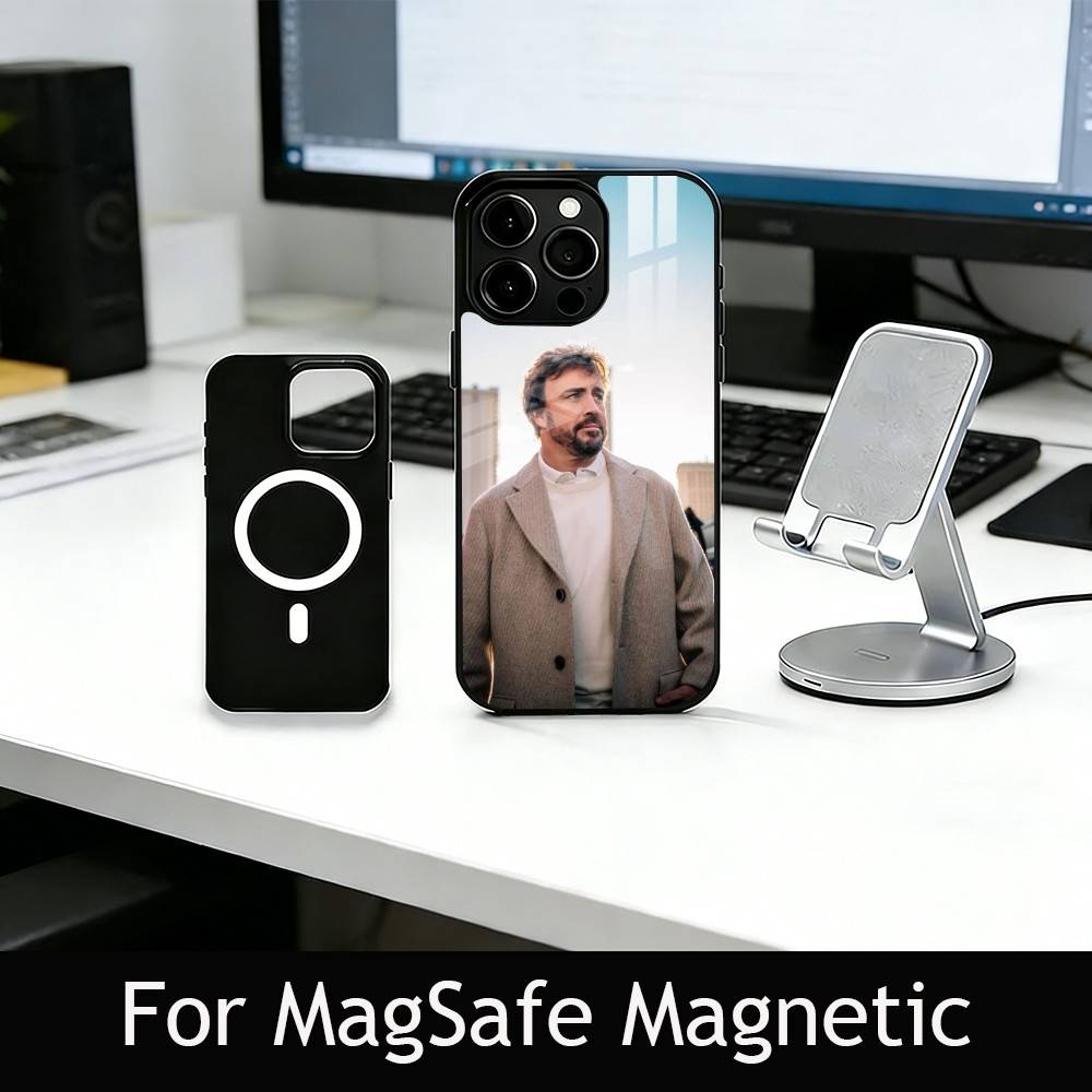 14 D-Driver F-Fernando A-Alonso Phone Case For iPhone17,16,15,14,13,12,11 Plus,Pro Magnetic with Magsafe Wireless Charging