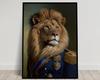 Animal Portrait Lion Fox Golden Retriever In Military Uniform Poster Print Wall Art Pictures Canvas Painting Room Home Decor