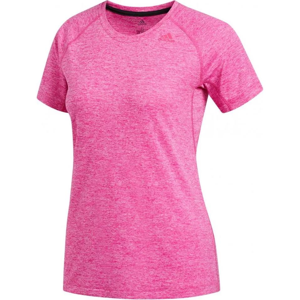 

Adidas Tech Prime 3S Round Neck Short Sleeve T-Shirt Women Tops Pink DU3474 M