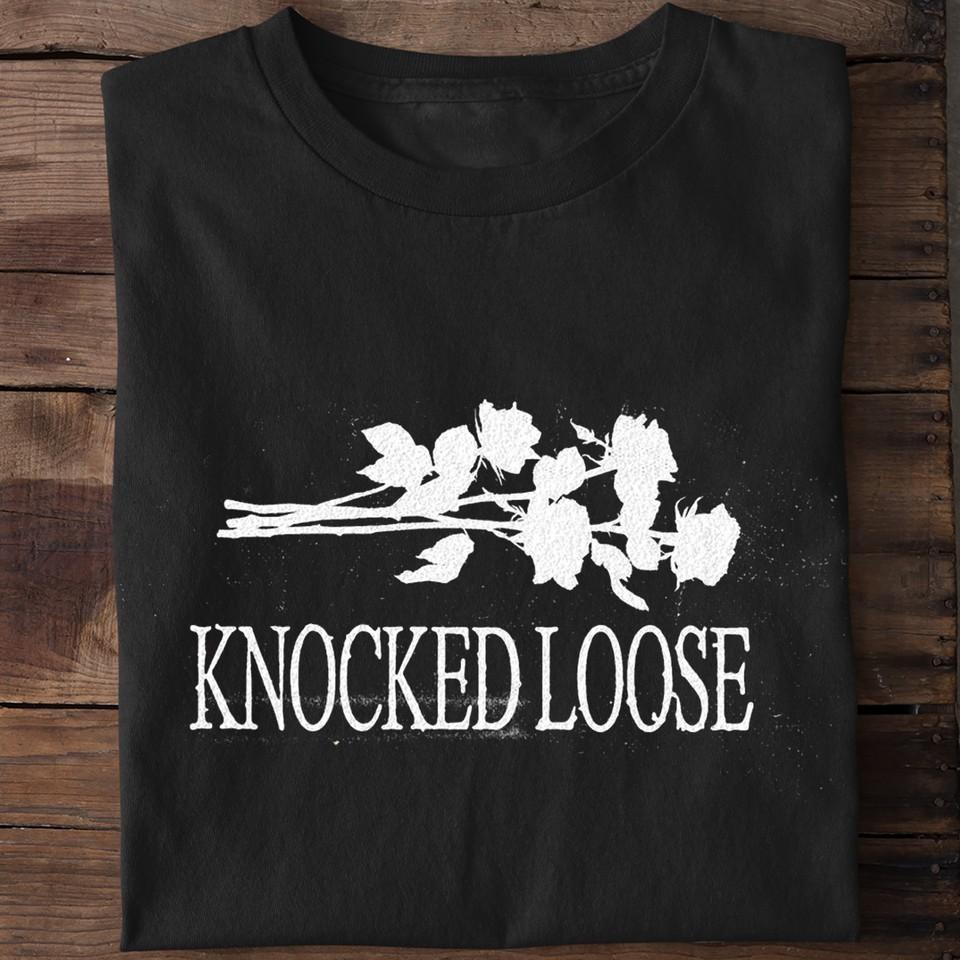 

Rare Knocked Loose Basic Short Sleeve Cotton Black All Size Unisex TShirt Unisex T-Shirt XL