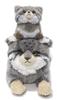 SunLemon Pallas's Cat, Small, 19 X 41 X 16 Cm, Plush Toy, Cute Animal, Cat, P-8422