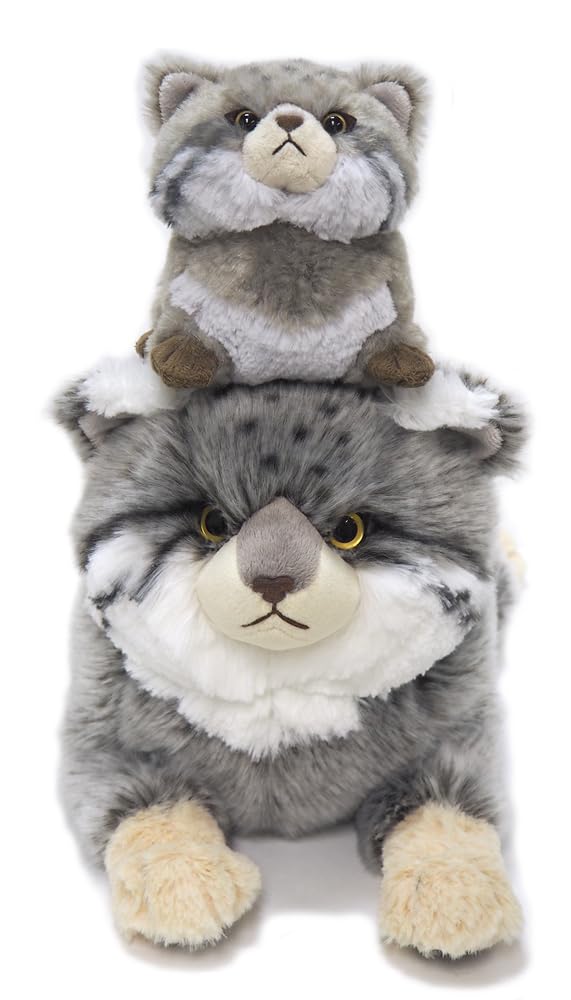 SunLemon Pallas's Cat, Small, 19 X 41 X 16 Cm, Plush Toy, Cute Animal, Cat, P-8422