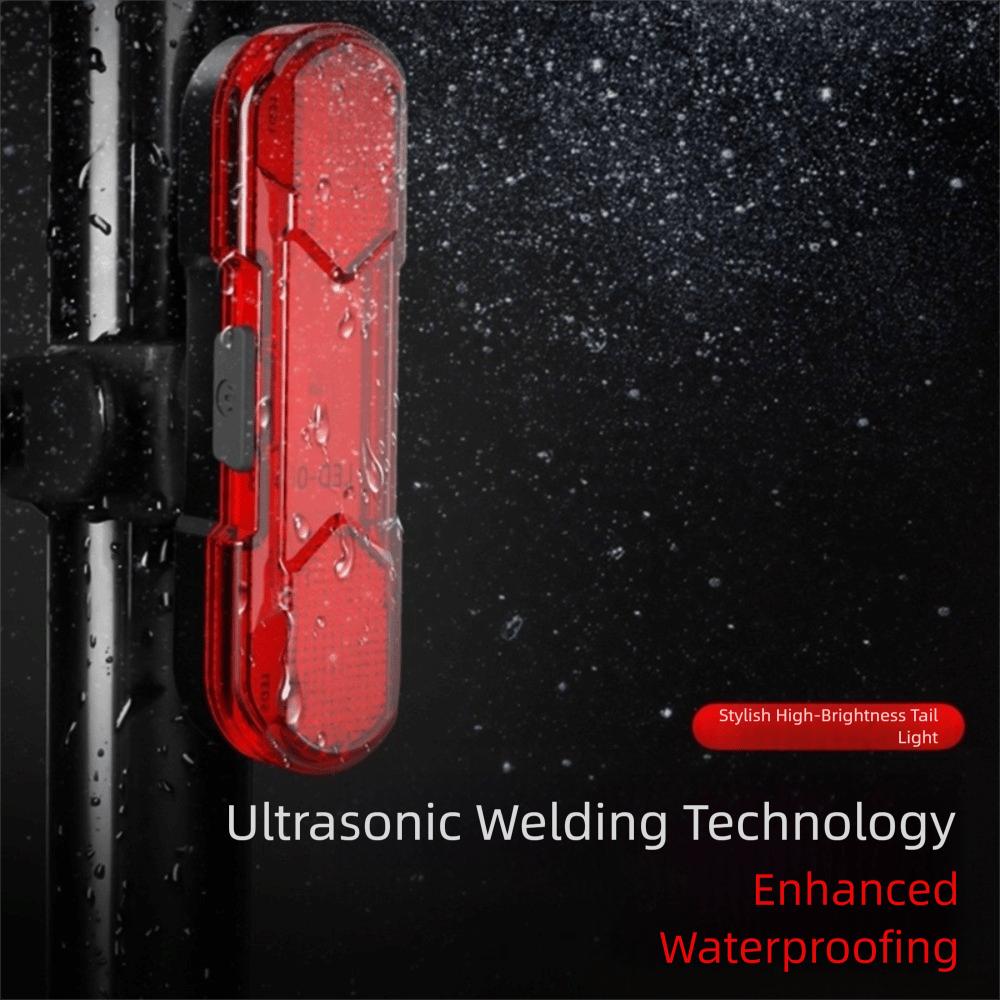 Waterproof Charging Flashing Lights Portable Bicycle Road Night Cycling Equipment  Road Riding