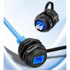 Easy Installation LC Fiber Optics Coupler Connector With Waterproof Cap Perfect For Outdoor Networking Industrial Use
