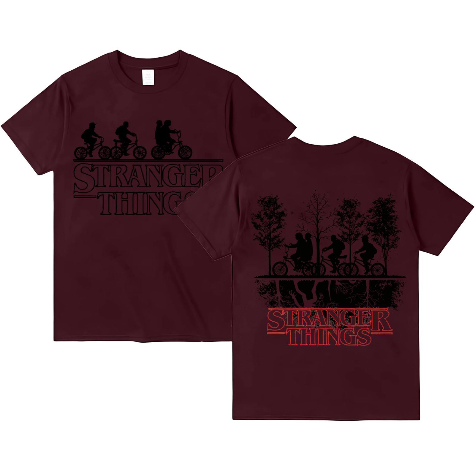 

Женская модная и повседневная футболка с длинным рукавом и принтом, с коротким рукавом XXL винный