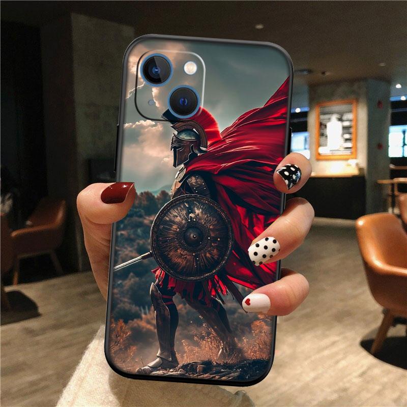 Spartan Warrior Shell Phone Case for Samsung Galaxy S20 S21 S22 Ultra FE Plus A21S A22 A24 A25 A26 A30 A30S A31