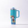 0oz Car Cup Thermos Cup Bingba Cup with Handle Strap Straw Cup