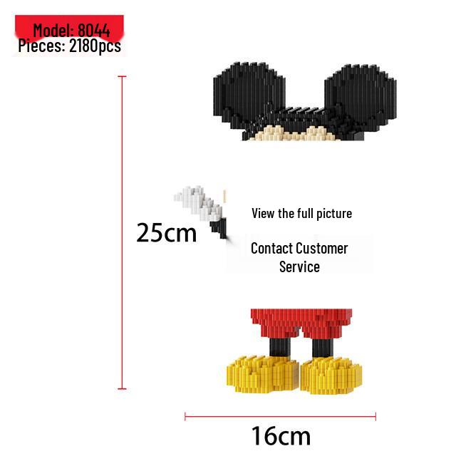 Small Interlocking Building Blocks Puzzle - Educational Toy for Adults & Kids