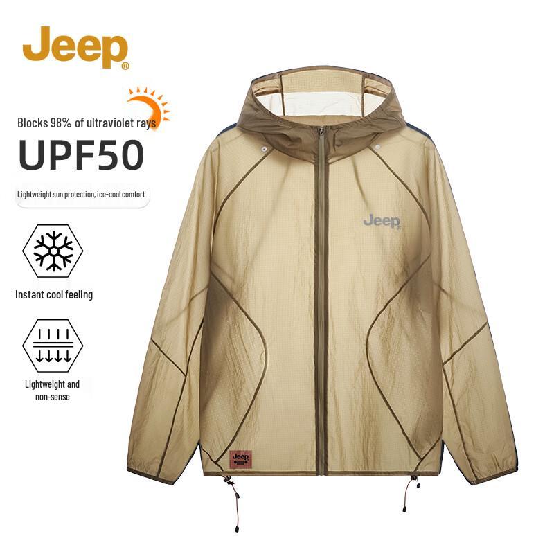 JEEP Men s Lightweight Sun Protection Fishing Shirt 3XL