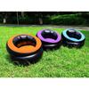 Divano gonfiabile in PVC trasparente rosso blu con schienale per campeggio all'aperto e tempo libero