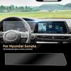 Car Tempered Glass Protective Film For Hyundai Sonata -24 Auto GPS Navigation Screen Protector Display Interior Accessories
