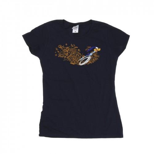 

Looney Tunes Womens/Ladies ACME Doodles Road Runner Cotton T-Shirt білий