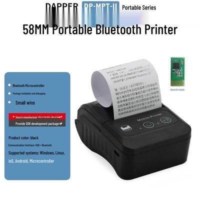DAPU 58mm Portable Bluetooth Receipt Printer