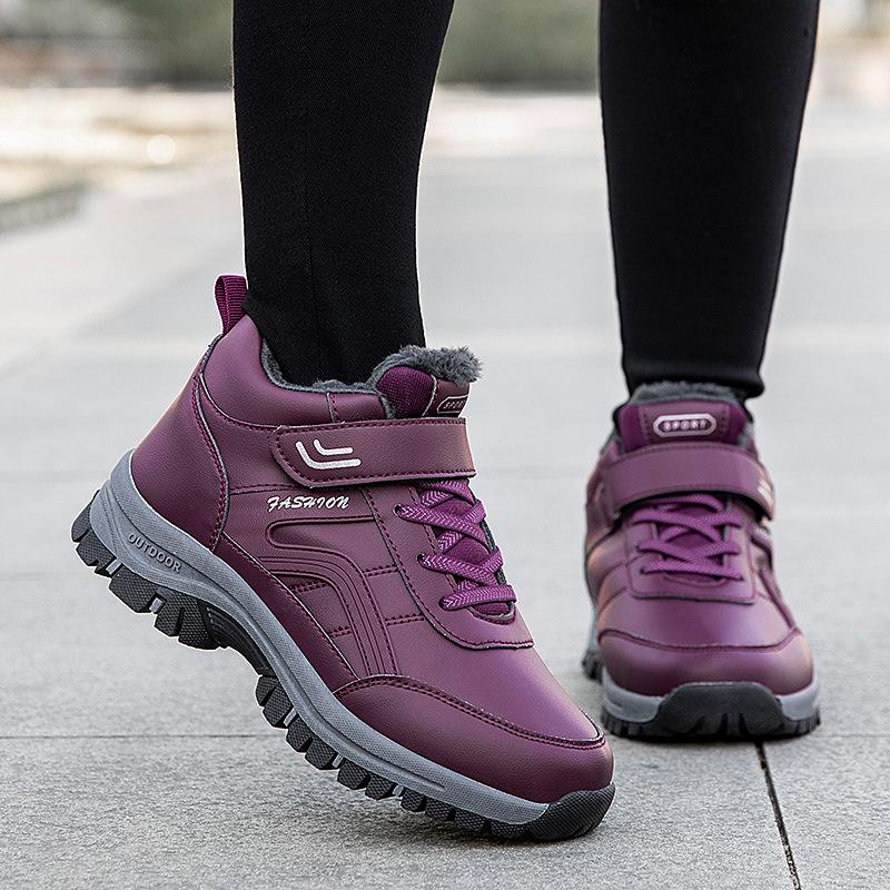 Walking shoes, sports shoes, foot mother shoes, autumn leather surface