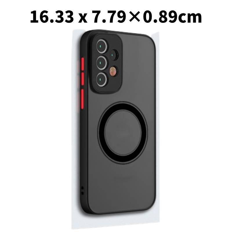 

Protect Your Samsung S23plus With This Magnetic Phone Case Matte Texture Anti-shock Fingerprint Resistant Dark Night Green Ruby Red) StyleA