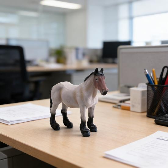 PVC Simulation Horse Figurine Realistic Stallion Mare Collectible Model Miniature Animal Educational Toy Decoration Ornament Horse Lover Gift