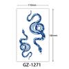 Herbal Tattoo Stickers, Juice Tattoo Stickers, Semi-Permanent English Letter Tattoo Stickers Tattoo