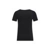 Nike T Shirts Women's Black Crew Neck Moderate Straight Fit AT4546-010