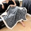 1pc Lamb Velvet Blanket 3D Fashion Design Sherpa Plush Super Soft Fluffy Warm Comfortable Bed Blanket Suitable for Sofa Living