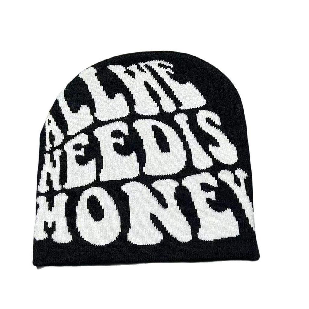 2026 LY New Fashion HipHop Winter Warm Beanie Hat Hip Hop Style Letter Qacquard Unisex Knitted Beanie Caps