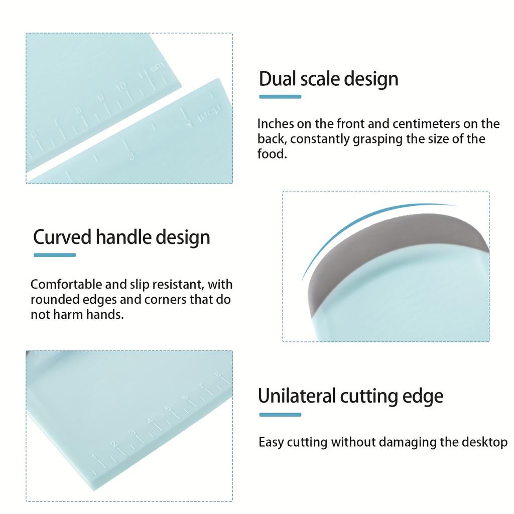 1 Stück Vielseitiges Backwerkzeug-Set Kuchencreme-Spatel Teigmesser und Butterspatel mit glatten Kanten für perfekte Ergebnisse