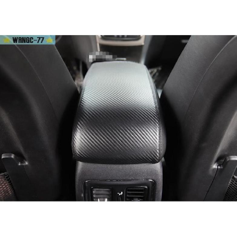 Carbon Fiber Center Console Armrest Pad Cover For 2011- Jeep Grand Cherokee