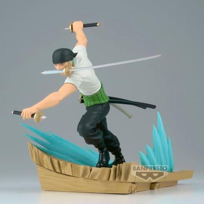 Figurine d'action - BANPRESTO - Roronoa Zoro - 11 cm - Multicolore - PVC