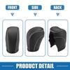 A ABSOPRO Gear Shift Lever Cover for Volkswagen Gen 2018-2022 Automotive Interior Gear Shift Knob Trim Black Gray Stitching