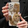 Süße Katze Klare Hülle Für Samsung A54 5G A55 A53 A52S 5G A33 A13 A34 A35 S24 Ultra S23 S22 S21 S20 FE S10 Plus Weiche Silikonhülle