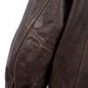 Vintage Brown Genuine Cow Men Leather Jacket Black Sheepskin Loose Men's Oversized Coat Spring Autumn