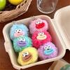 Cute Sausage Mouth Furry Balls Keychain Pendant Soft Plush Balls Bag Charm Backpack Ornament Fashionable Accessory Gift