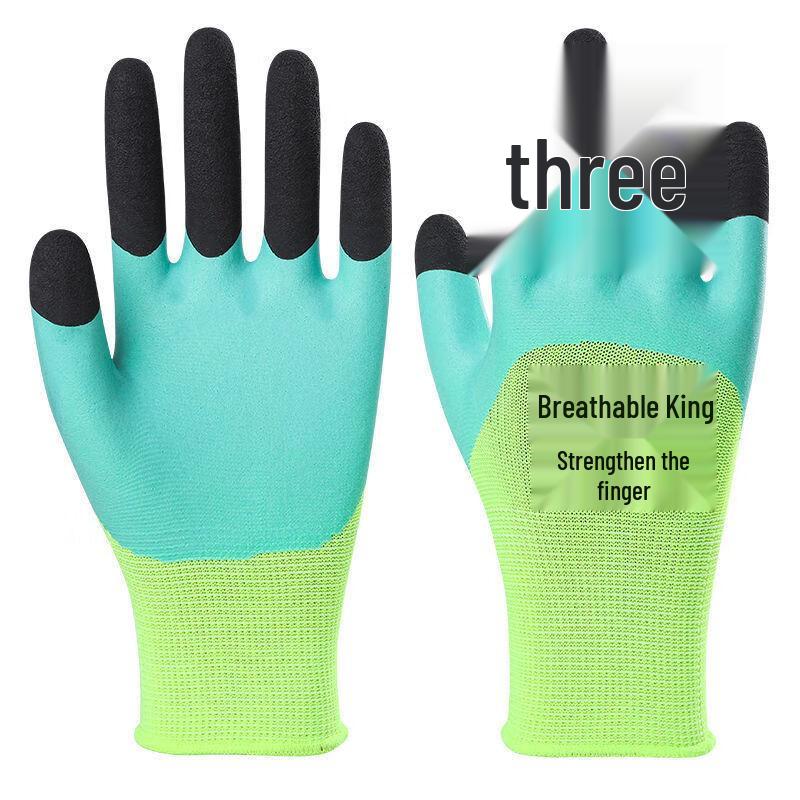 Maihan 13-Gauge Nylon Latex Coated Work Gloves