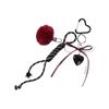 Vintage Bowknot and Heart Keychain Trendy Key Holder Stylish Bag Charm Ornament for Fashion Enthusiasts and Gift Seekers