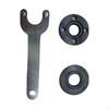 3 Piece Set Angle Grinder Flange Nut with Wrench Fitting Part Inner Outer Easy To Use