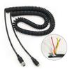 8M Car Video Aviation Spring Line 4-Pin Extension Cable for Rear View Camera Truck Trailer