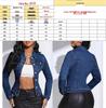 Plus Size Women's Trendy Denim Jacket for Spring, Summer, and Autumn