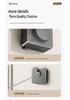 Indoor No-Drill Retractable Clothesline - Windproof Tightening Steel Wire for Bathroom and Balcony