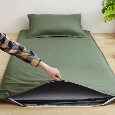 WOSTAR 360° Fully Enclosed with Zipper Mattress Protector Cover Couple/student Single Double Bed Sheet Protection Pad King Size