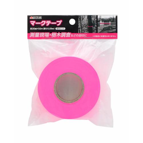 Takagi Mark Tape Fluorescent Pink 30mm x 50m