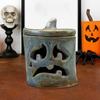Halloween Ghost Night Light Spooky Ghost Centerpiece Light-up Hollow Ghost Decoration for Festive Party Mantels Shelves Decor
