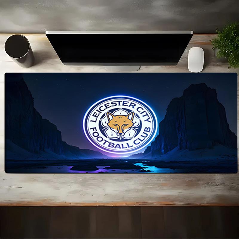 Leicester Football Club Crest Mouse Pad, Gaming Mouse Pad, Keyboard Pad, Desk Decor for Computer Notebook Fan Gift Birthday Gift