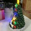 Music Box Mini Christmas Tree Music Box Cottage Glowing Night Light Musical Box Restaurant Bar