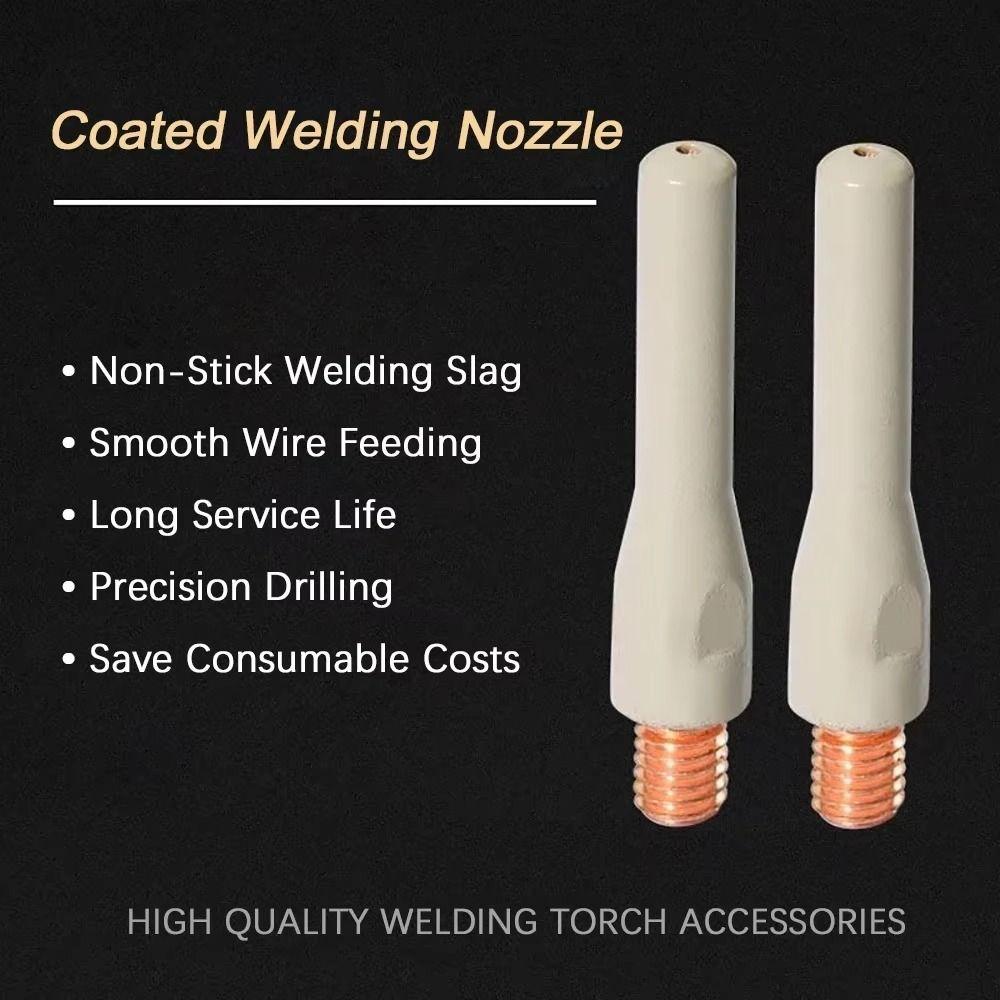 1Pcs 0.8/1.0/1.2mm Welding Contact Tips Coating Protect Welding Tool Parts Durable MIG Nozzle Tip