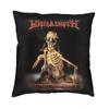 Megadeths Rock Band Square Pillow Case Home Decor Heavy Metal Band Cushions Throw Pillow For Living Room Double-Sided Printing