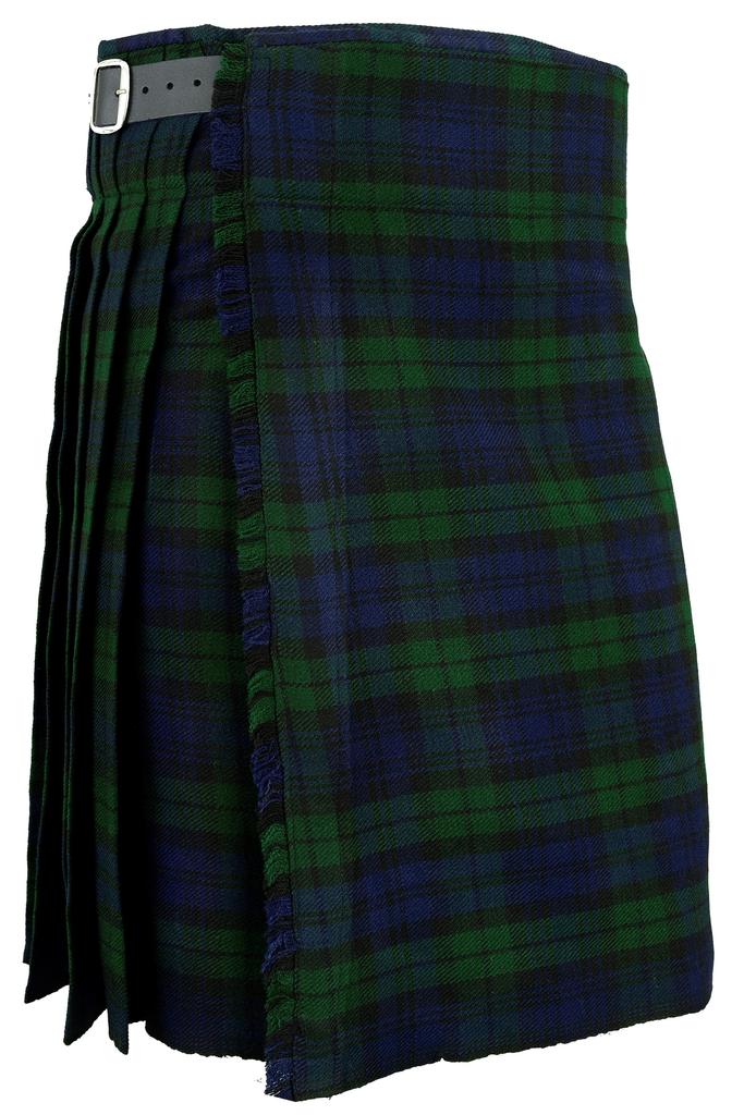 Schottischer Kilt Blackwatch Tartan Traditionelle Highland-Kleidung Röcke Hochzeitskleidung